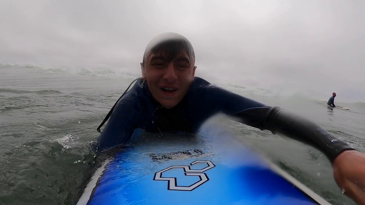 Surfing Choppy Conditions In Outer Banks YouTube