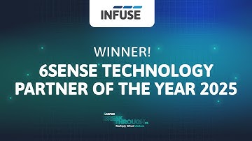 INFUSE is awarded 6sense 2025 Technology Partner of the Year