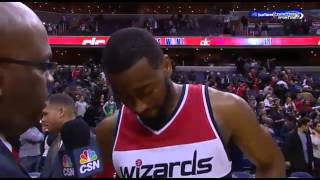 Emotional John Wall cries post game after double OT win vs. Celtics