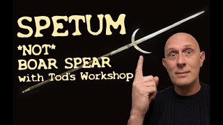 What is the SPETUM? A winged spear, but NOT a 'Boar Spear'. With @tods_workshop