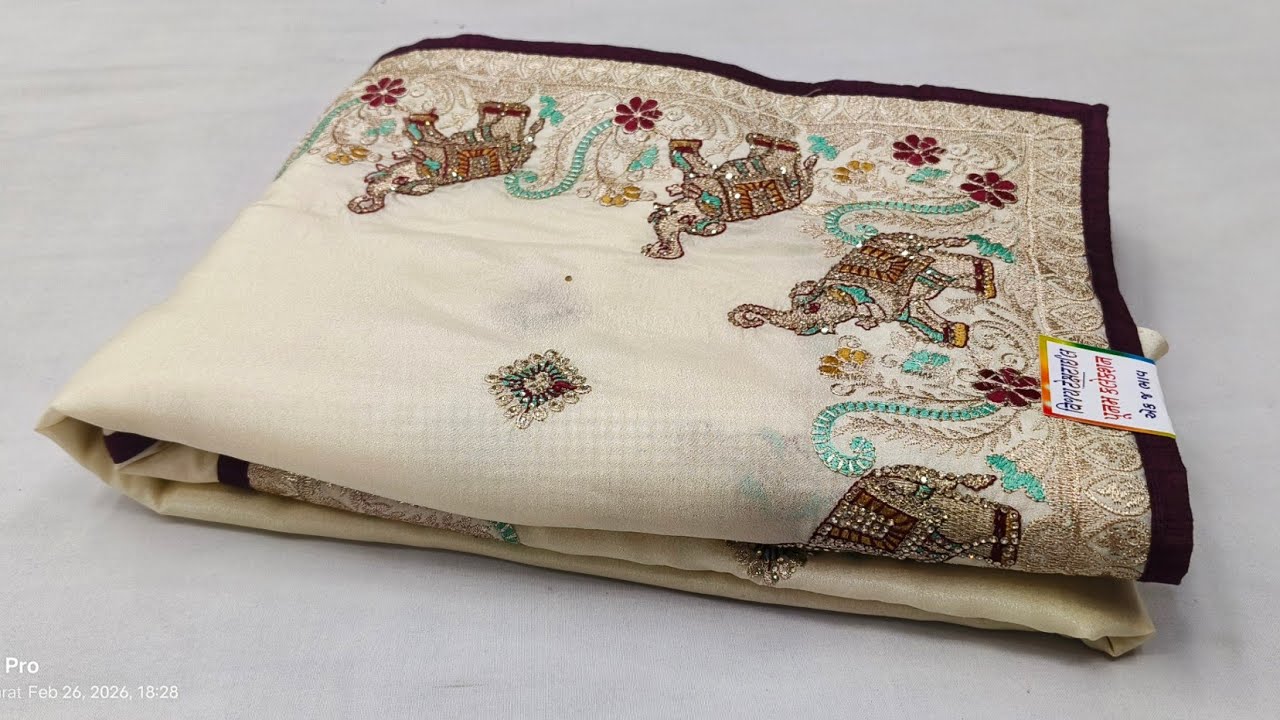 🔥New chocolate silk saree#party wear saree#banarasi silk saree😍