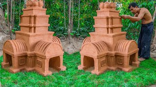 Build Billionaire House Model In Ancient Style By Mud