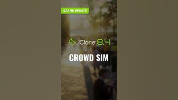 iClone 8.4 - Crowd Simulation: Environment, Navmesh and more!