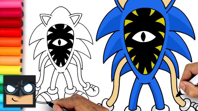 p/super sonic exe - Desenho de link_the_dark - Gartic