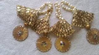 HOW TO MAKE LATKAN/TASSELS FOR INDIAN BRIDAL OUTFIT| DIY |