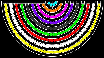 Escape Room - 9 Legs Eliminations Marble Race ASRM in Algodoo