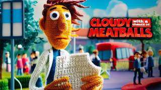 Cloudy With A Chance Of Meatballs Movie Trailer But Ai Generated As Yarn - Runway Gen 3