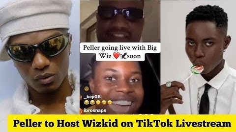 Wizkid and Peller to Livestream on TikTokAs Peller meets Victor Osimhen Again