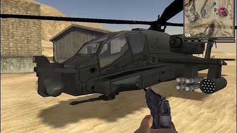 Battlefield 1942 Desert Combat Helicopter Flying 20 years later
