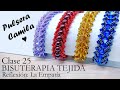 COMO HACER UNA PULSERA CON CRISTALES Y MOSTACILLAS