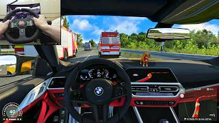 BMW M4 2023 | Euro Truck Simulator 2 - Steering Wheel GamePlay #11 screenshot 2
