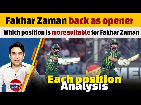 Fakhar Zaman back as opener? Which position is more suitable for Fakhar Zaman