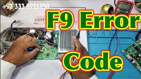#169WHAT IS KENWOOD DC INVERTER AC F9 ERROR CODE | HOW TO Solve KENWOOD DC INVERTER AC F9 ERROR CODE