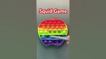 Pop It Squid Game #shorts #popit #satisfying #trending #fidget #squidgame