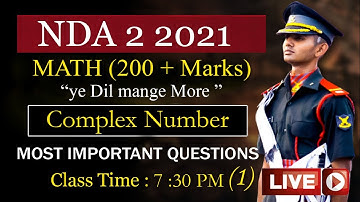 NDA 2 COMPLEX NUMBER MOST IMPORTANT QUESTIONS  // PART-1 // ZERO TO HERO TRICKS // BY PARVEEN SIR