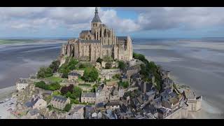 Mont Saint Michel - Cinématique 4k -Drone - Images à couper le souffle - Aerial footage - Mavic3 Pro