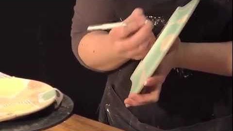 Pottery Video: Decorating Ceramic Forms with Screen Prints and Stencils