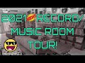 NEW DEDICATED MUSIC/RECORD ROOM TOUR FOR 2021! | VINYL COMMUNITY