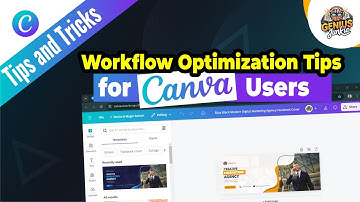 Quick Canva Workflow Tips to Save Time & Boost Productivity | Genius Junkie Guide!