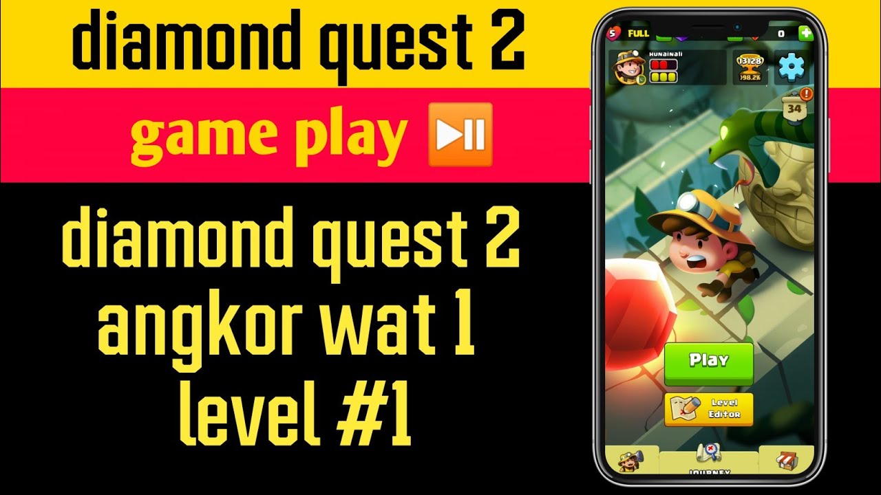 Diamond Quest Java Game diamond quest 2 angkor wat1 stage1 #diamondquest2 gameplay - YouTube
