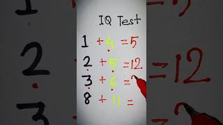 Math iq test #mathiqtest #iqtest #puzzle