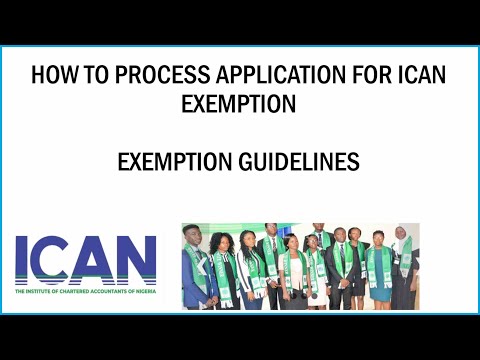 HOW TO APPLY FOR ICAN EXEMPTION | EXCEPTION APPLICATION ICAN | HOW TO PROCESS ICAN COURSE EXEMPTION