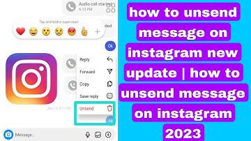 how to unsend message on instagram new update | how to unsend message on instagram 2023