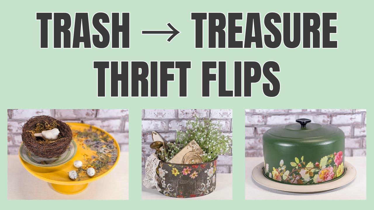 Превратите мусор в сокровище: переделка вещей из секонд-хенда в декор для дома | 3 простых проект...