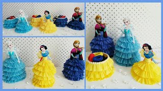 Porta Ligas o Coleteros de Princesas | Decoraciones con Botes de Soda