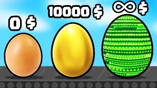 Can I Hack the MOST EXPENSIVE EGG? - Idle Egg Factory screenshot 5
