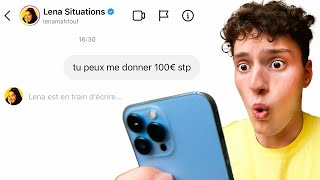 DEMANDER DE L'ARGENT À 100 YOUTUBEURS