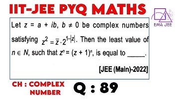 Let z =a+ib, b doesn’t zero be a complex number satisfying z^2=  z ̅ * 2^(1-|z|) then the least valu