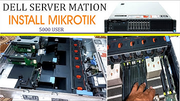 Dell r720 server mation installation mikrotik