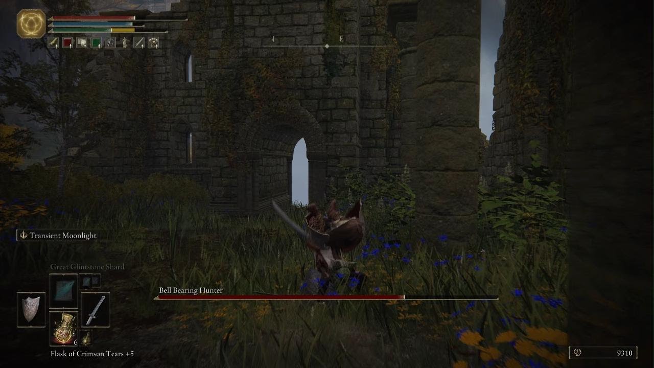 ELDEN RING How To Cheese Bell Bearing Hunter In Calid As Magic Caster (Church Of Vows) YouTube