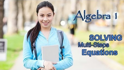 Algebra 1 Multi Step Equations: 8x-2=-9+7x (Quick Math Videos)