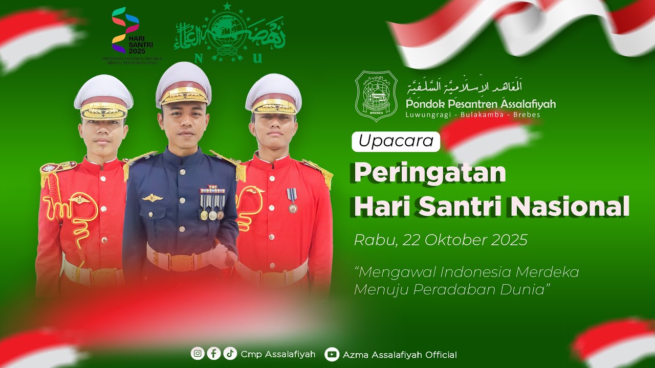 🔴 LIVE ::: UPACARA PERINGATAN HARI SANTRI NASIONAL 22 OKTOBER 2025