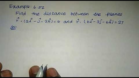 Class 12: Chapter - 6|| Exercise - 6.9||Example 6.52
