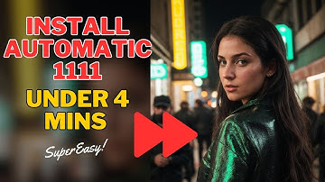 Install Automatic 1111 in under 4 mins super easy tutorial #gitpull #stablediffusion