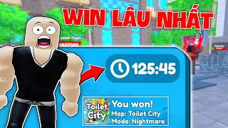 Toilet Tower Defense - Thử Thách Thắng Nightmare LÂU NHẤT