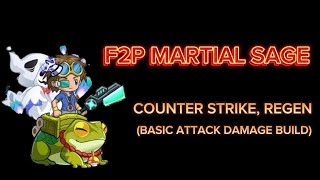 F2P MARTIAL SAGE, BASIC ATTACK DAMAGE BUILD (COUNTER STRIKE AND REGEN)