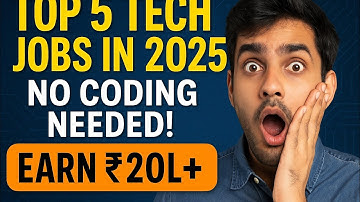"Top 5 Tech Jobs in 2025 (No Coding Needed!) – Earn ₹20L