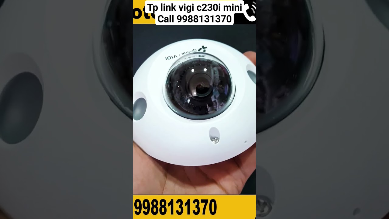 tp link vigi c239i mini dome camera #shorts - YouTube