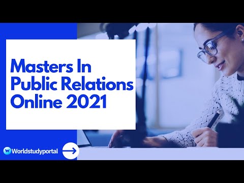 Masters In Public Relations Online (2021) | Top 10 programs