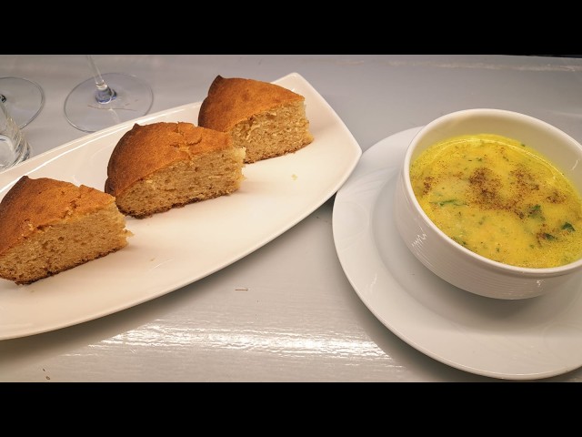 Supë kremi me patate dhe gjoks pule dhe Kek me vanilje/ Recetat e ditës