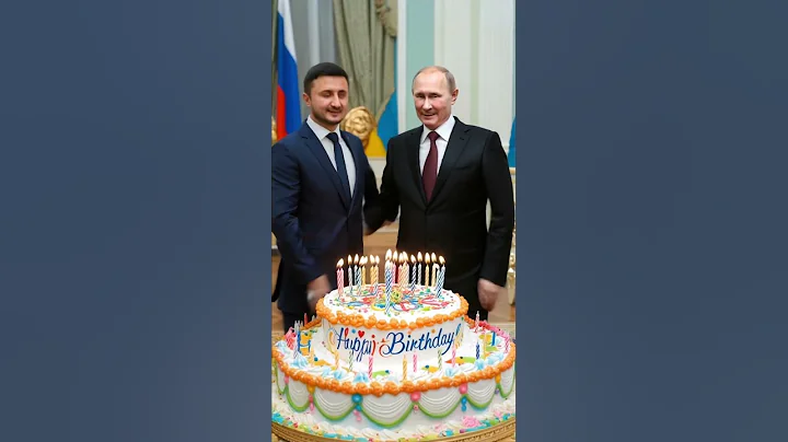 🎂 Zelenskyy & Putin Celebrate Birthday with GIANT Cake! | Surprise Celebration 🎉  #birthday