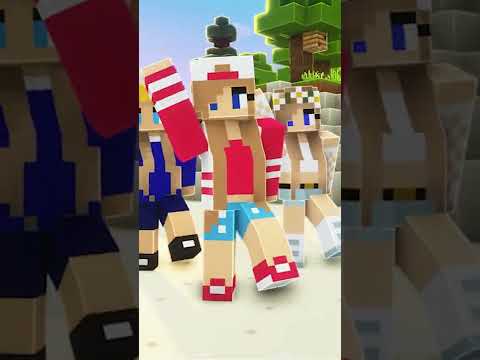 ARA MÜZİK KLİP ♪ (Fakir ve Miray Version)  - Minecraft #shorts