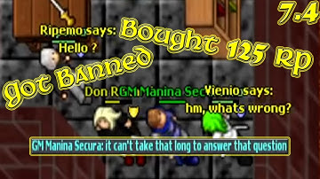 Bought 125 RP Character And Got Banned! (Secura 2005 - RL Tibia 7.4) Don Riikard