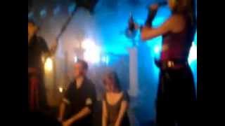 Feuerschwanz tauft den Supergelage-Gladiator und die Mieze für immer in der Kammgarn KL 9.11.2012