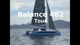 Balance 482 Boat Tour / Sailing Catamaran Walkaround