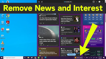 How to Remove the "News and Interests" Widget from the Taskbar (Windows 10 22H2)